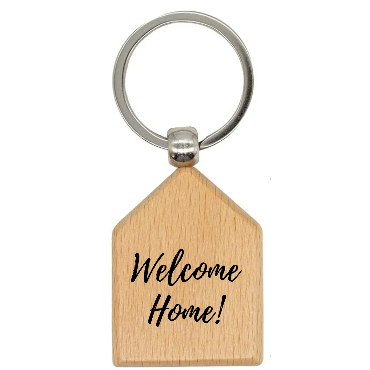 Wood House Keychain (Set of 20)