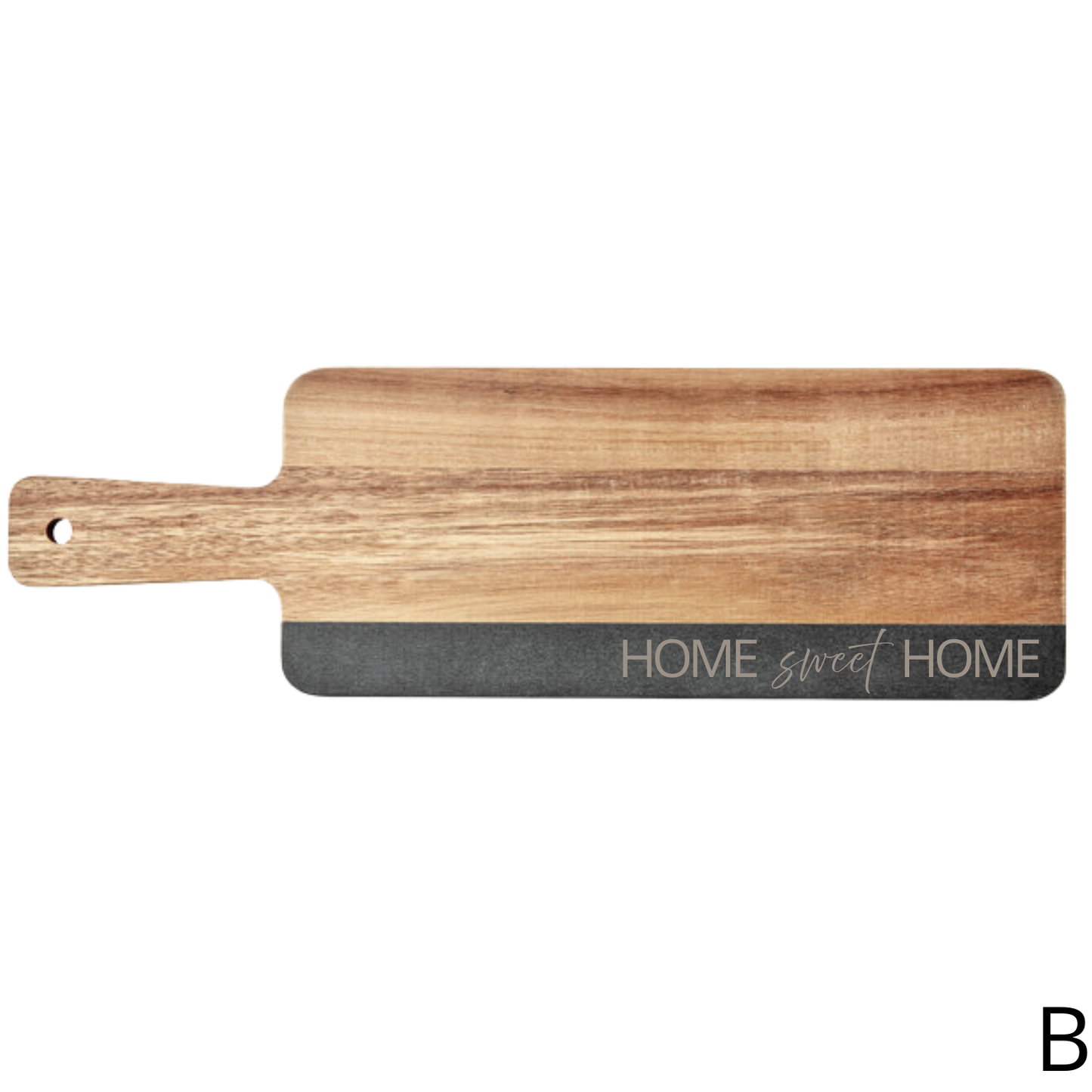 Wood & Slate Servingboard & Coaster Set